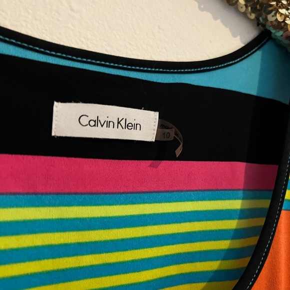 Calvin Klein Stripe Dress - Picture 3 of 3